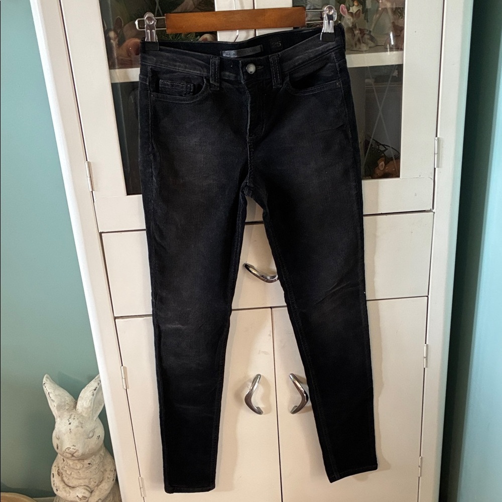 SP Black Women's Black Corduroy Pants sz 25 euc